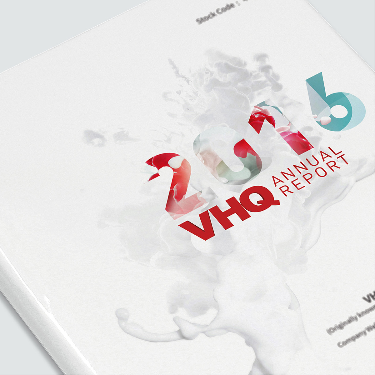 VHQ Media annual report cover design